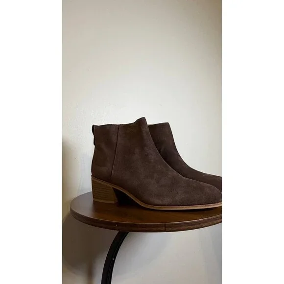 Dr. Scholl’s Dark Brown Suede Ankle Boots 9.5M NIB MSRP $115 - Picture 11 of 15